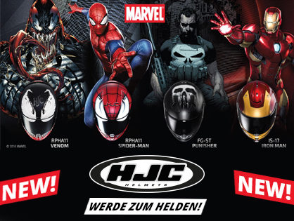 DER NEUE HJC RPHA11 CARNAGE MARVEL INTEGRALHELM