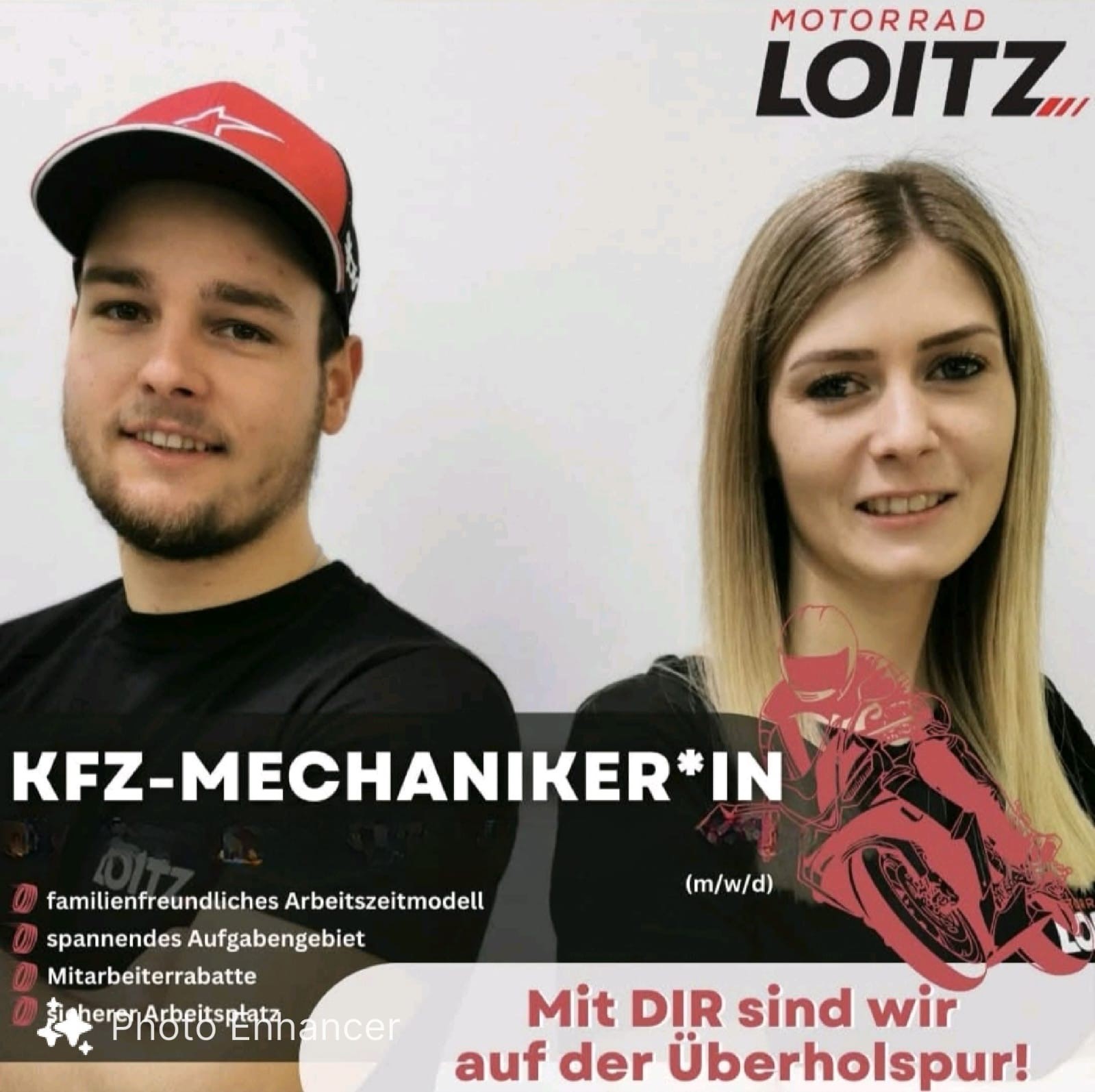 Motorradmechaniker*in gesucht